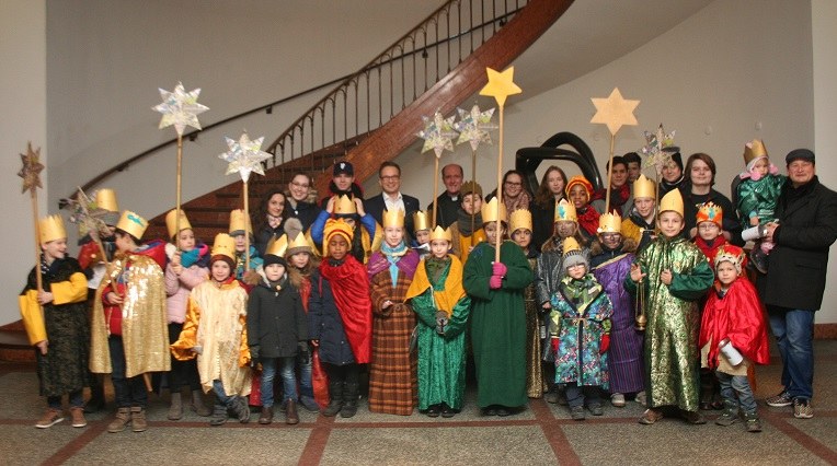 Sternsinger im Rathaus